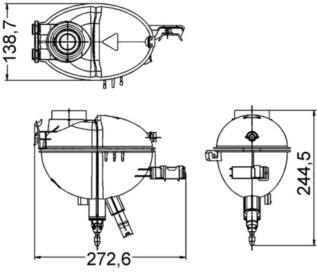 Expansievat Mahle Original CRT 209 000S