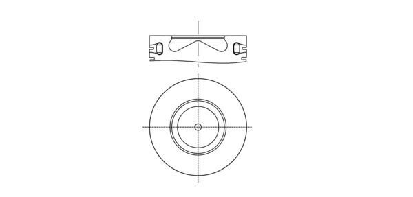 Zuiger Mahle Original 033 PI 00101 000