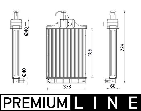 Radiateur Mahle Original CR 2399 000P