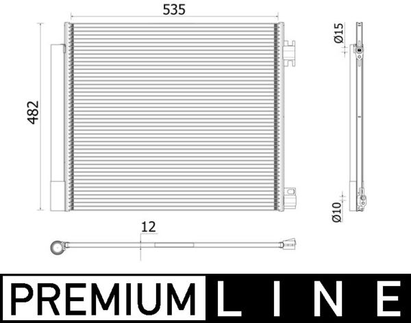 Airco condensor Mahle Original AC 944 000P