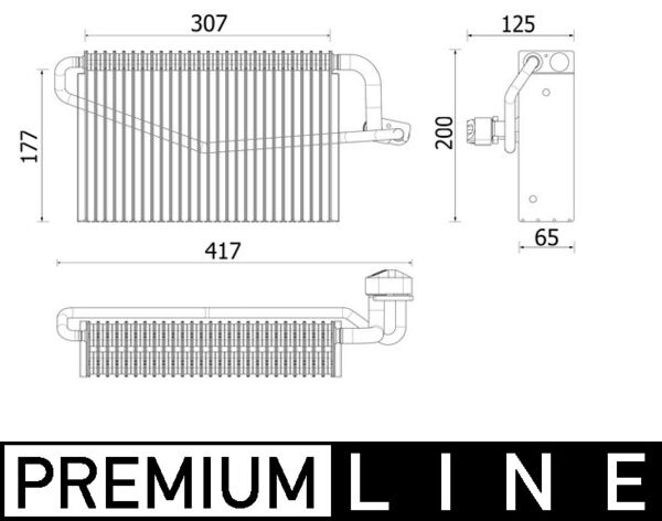 Airco verdamper Mahle Original AE 163 000P