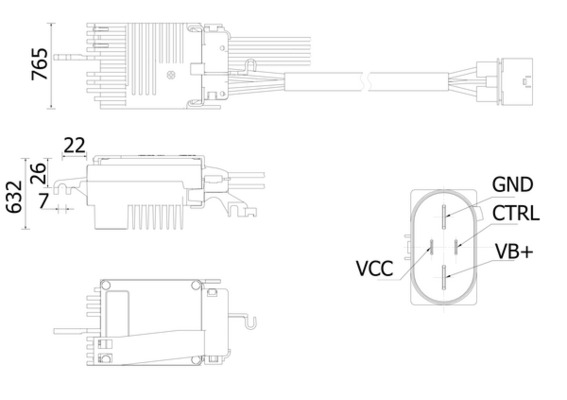 Regeleenheid interieurventilator Mahle Original ABR 79 000S