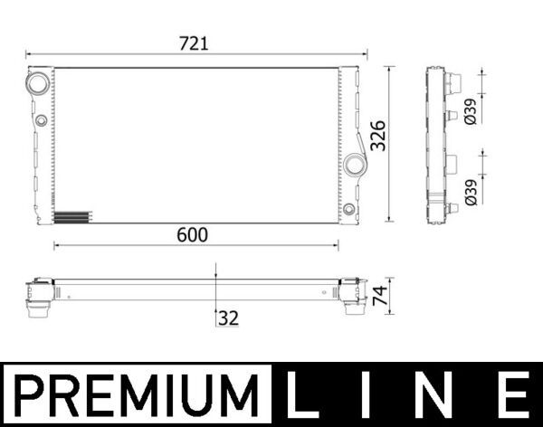 Radiateur Mahle Original CR 955 000P