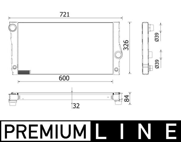 Radiateur Mahle Original CR 956 000P