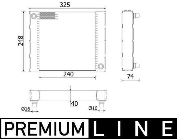 Radiateur Mahle Original CR 958 000P