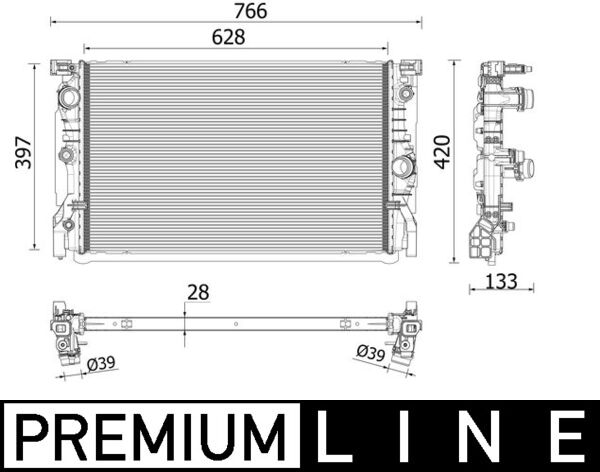 Radiateur Mahle Original CR 2223 000P