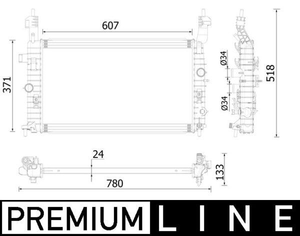 Radiateur Mahle Original CR 2229 000P