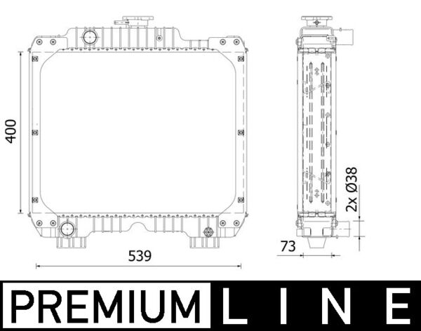 Radiateur Mahle Original CR 2290 000P