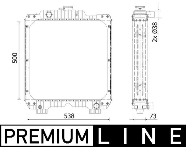 Radiateur Mahle Original CR 2292 000P