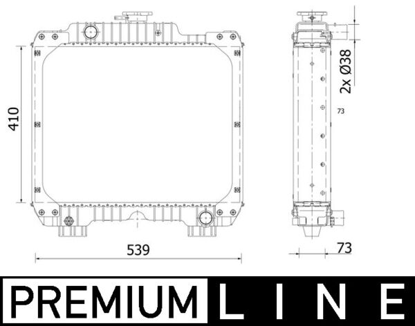 Radiateur Mahle Original CR 2293 000P