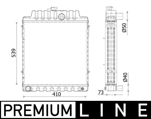 Radiateur Mahle Original CR 2300 000P