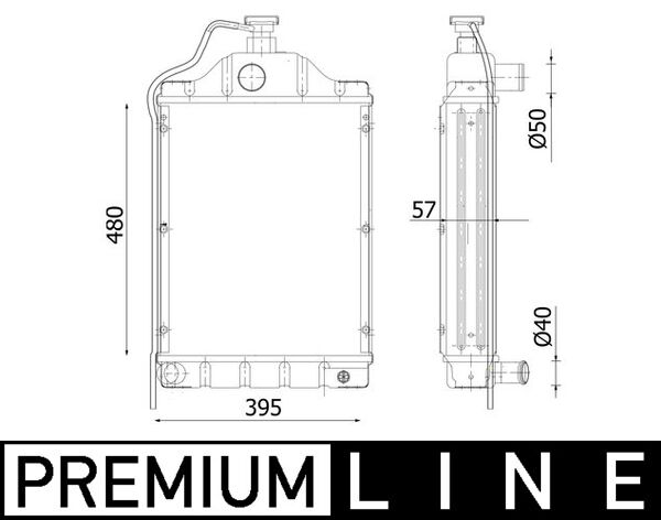 Radiateur Mahle Original CR 2301 000P