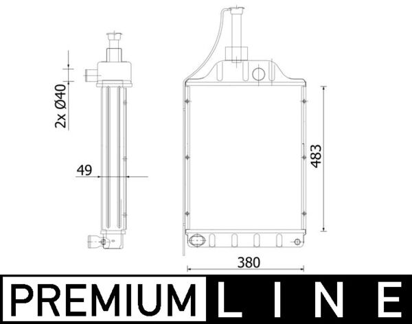 Radiateur Mahle Original CR 2305 000P