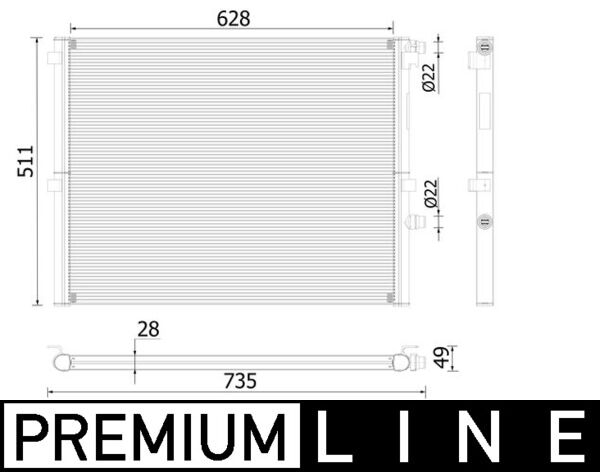 Radiateur Mahle Original CR 2307 000P