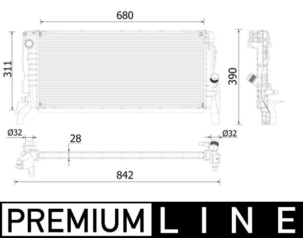 Radiateur Mahle Original CR 2311 000P