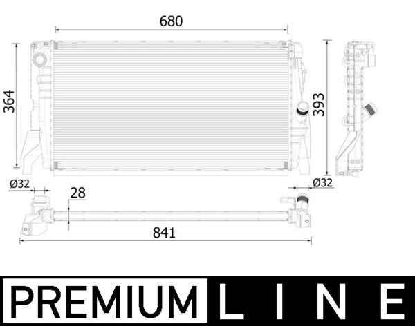 Radiateur Mahle Original CR 2314 000P