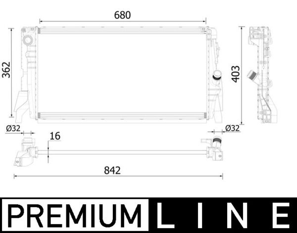 Radiateur Mahle Original CR 2315 000P