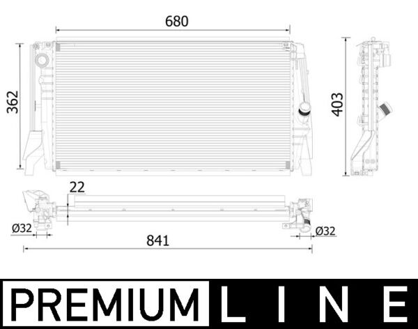 Radiateur Mahle Original CR 2316 000P