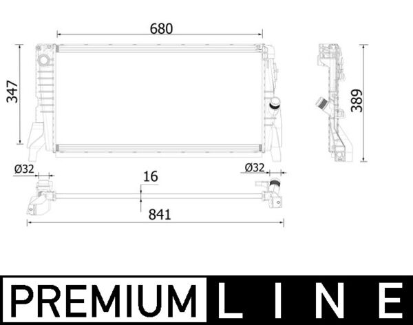 Radiateur Mahle Original CR 2317 000P