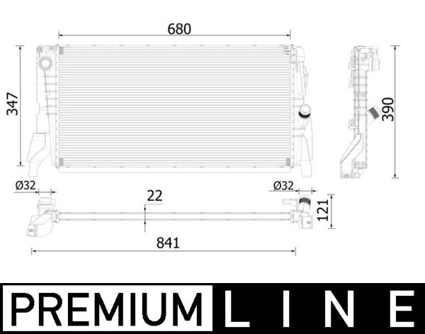 Radiateur Mahle Original CR 2318 000P