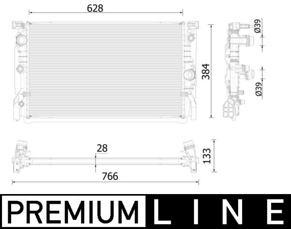 Radiateur Mahle Original CR 2324 000P