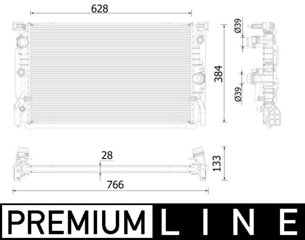 Radiateur Mahle Original CR 2325 000P