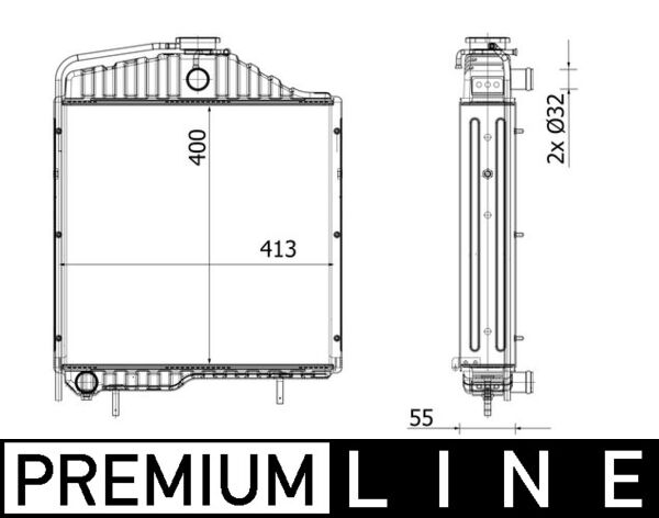 Radiateur Mahle Original CR 2328 000P