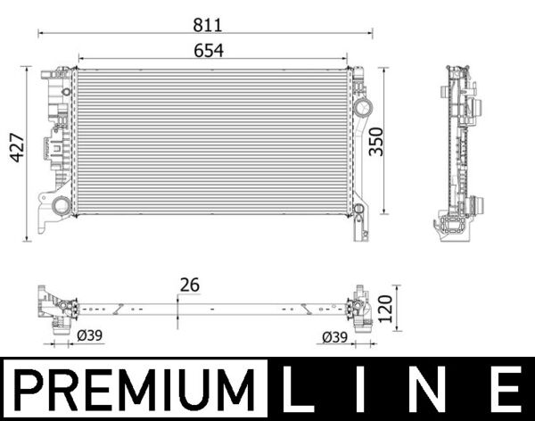 Radiateur Mahle Original CR 2335 000P