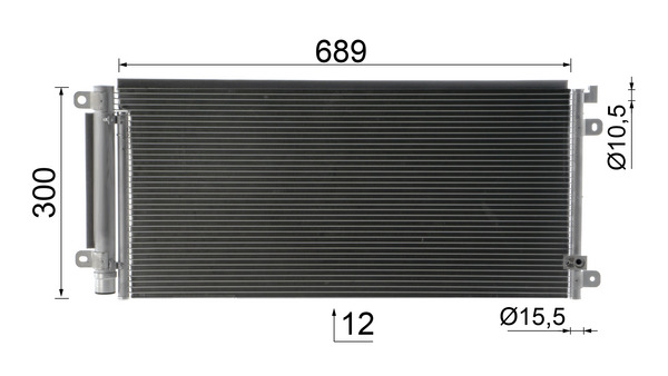 Mahle Original Airco condensor AC 104 000P