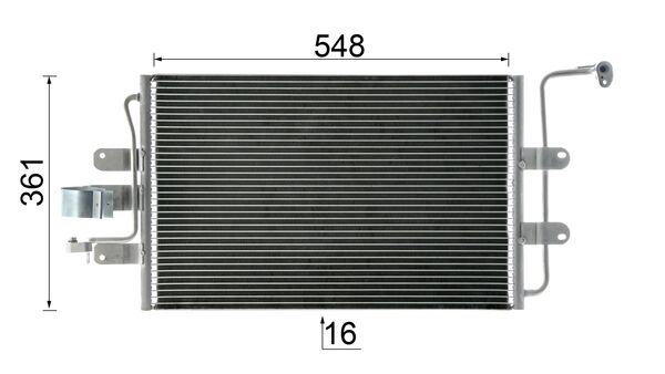 Mahle Original Airco condensor AC 228 000P