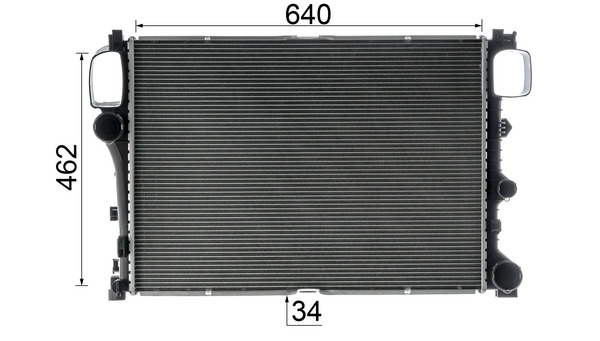 Mahle Original Radiateur CR 1720 000P