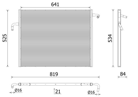 Mahle Original Radiateur CR 2606 000P