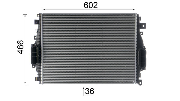 Mahle Original Interkoeler CI 377 000P