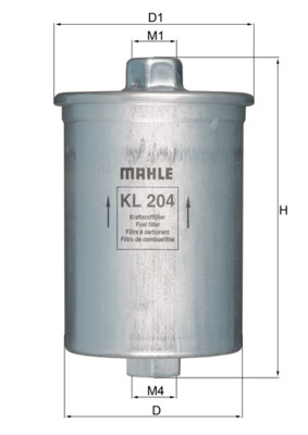 Brandstoffilter Mahle Original KL 204