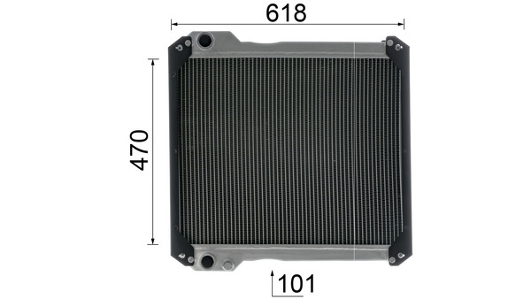 Mahle Original Radiateur CR 890 001S