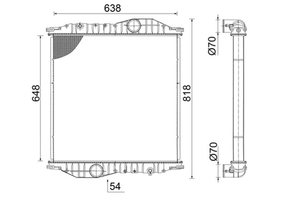 Radiateur Mahle Original CR 2586 000S