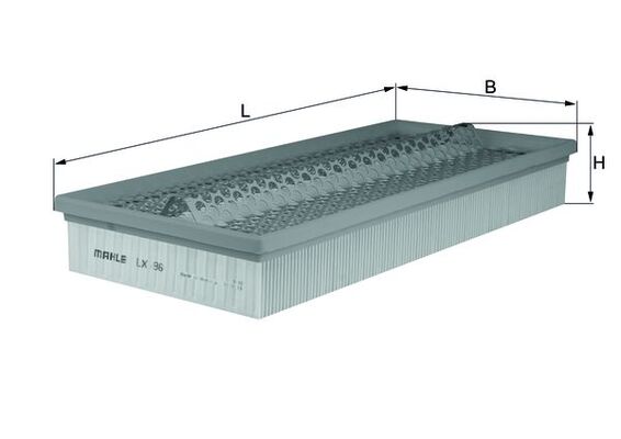 Luchtfilter Mahle Original LX 96