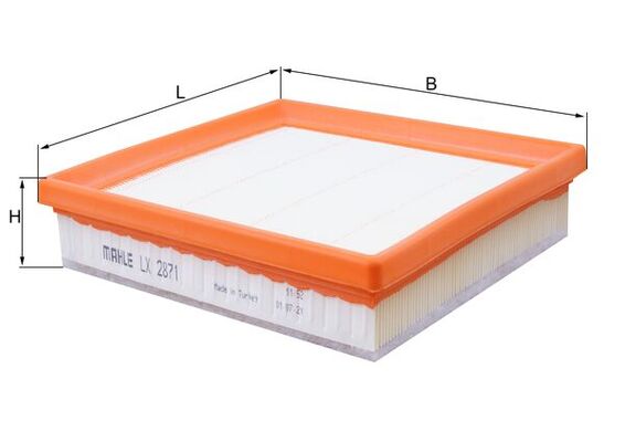 Luchtfilter Mahle Original LX 2871