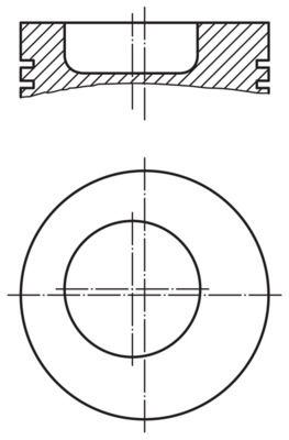 Zuiger Mahle Original 014 49 00