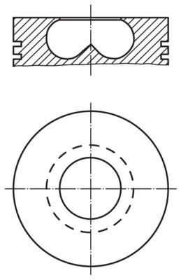 Zuiger Mahle Original 233 16 00