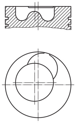 Zuiger Mahle Original 209 24 00