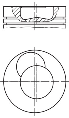 Zuiger Mahle Original 227 PI 00101 000