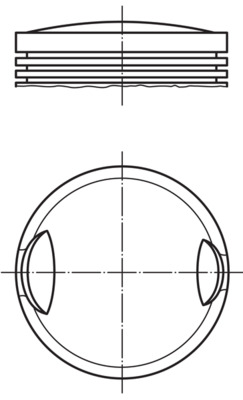 Zuiger Mahle Original 002 77 00