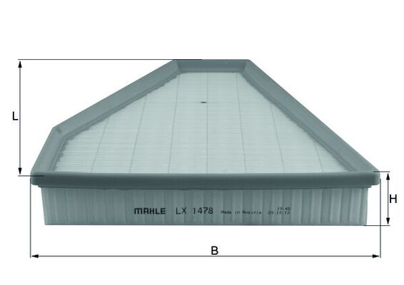 Luchtfilter Mahle Original LX 1478