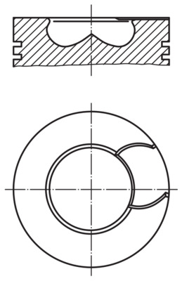 Zuiger Mahle Original 213 70 00