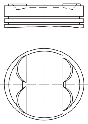 Zuiger Mahle Original 503 PI 00100 000