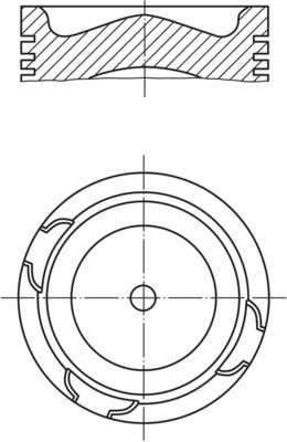 Zuiger Mahle Original 213 68 00