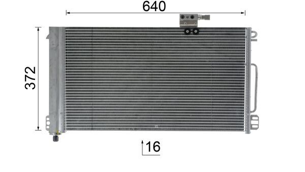 Mahle Original Airco condensor AC 448 000P