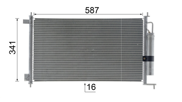 Mahle Original Airco condensor AC 559 000S