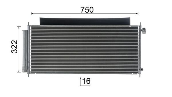 Mahle Original Airco condensor AC 717 000S
